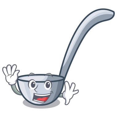 Çizgi film Kepçeler sallayarak bir raf