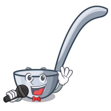 Şarkı Kepçeler ile maskotu izole