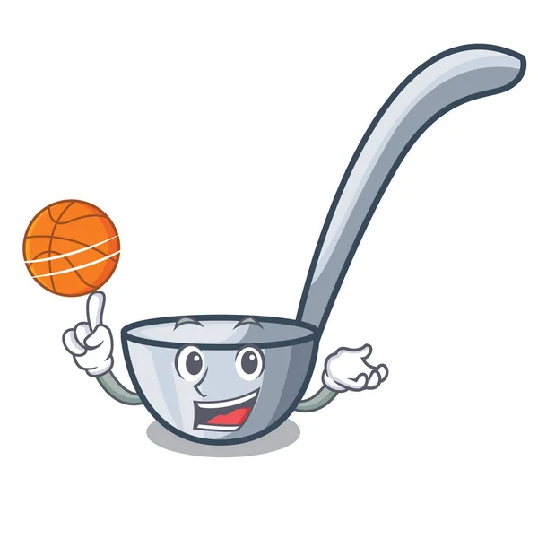 Basketbol Potaları ile karakter şekli — Stok Vektör