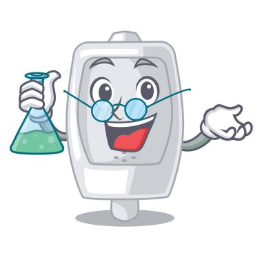 Profesör pisuara bir çizgi film şekil