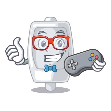 Oyun pisuara bir çizgi film banyo