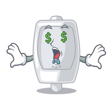 Para göz iç pisuara bir karakter