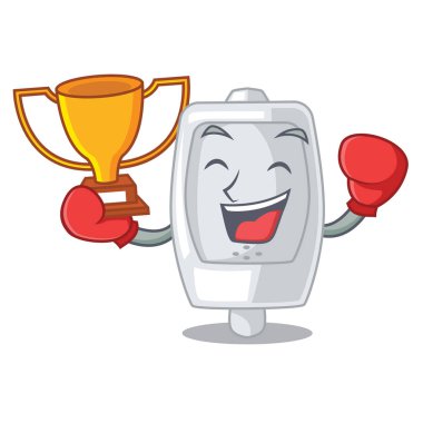 Boks şampiyonu iç pisuara bir karakter