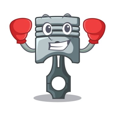 Boks piston maskot şeklinde