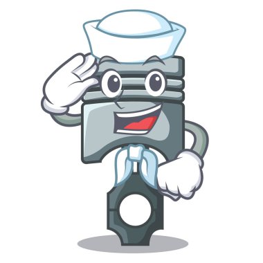 Denizci piston maskot şeklinde