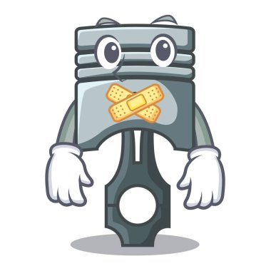 Sessiz minyatür piston karikatür şeklinde