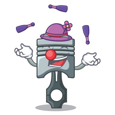 Minyatür piston karikatür şeklinde hokkabazlık