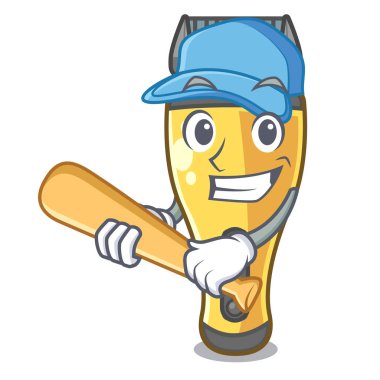 İskambil beyzbol Elektrikli tıraş makinesi içinde bir karakter