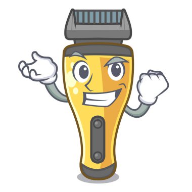 Başarılı Elektrikli tıraş makinesi üzerinde çizgi film tablo