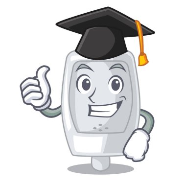 Mezuniyet pisuara bir çizgi film şekil