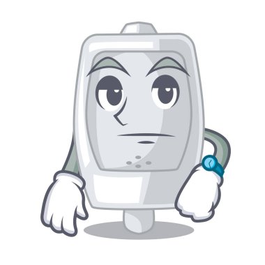 İç pisuara bekleyen bir karakter