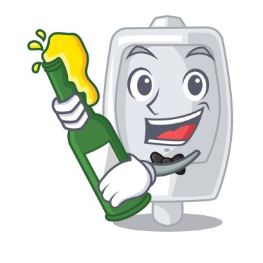 Bira iç pisuara ile bir karakter