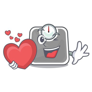 Maskot tablo ile kalp ağırlık scala