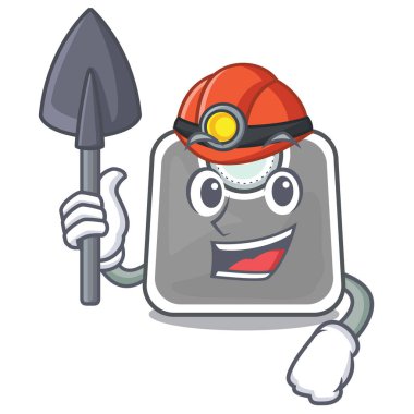 Madenci ağırlık scala maskot masada