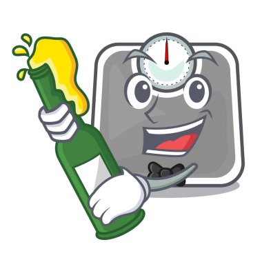 Bira ağırlık scala ile çizgi film olarak izole