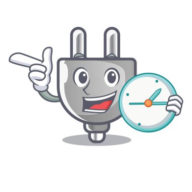 Karakter şekli ile saat güç fiş