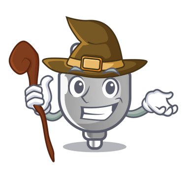 Mascot izole güç tak cadı