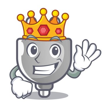 Kral minyatür elektrik fiş şekli çizgi film