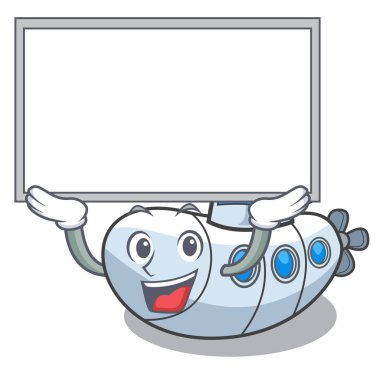 Karakter şekli kurulu minyatür denizaltı