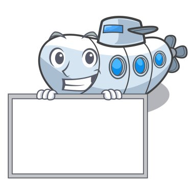 Yönetim Kurulu minyatür denizaltı karakter şekli ile sırıtarak