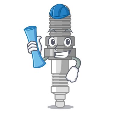 Mimar buji çizgi film kutusunda