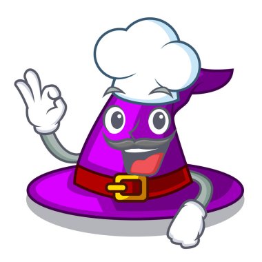 Şapka karakteri dolapta bir Şefle