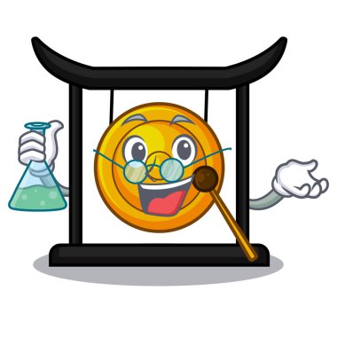 Profesör altın gong çizgi film odasında