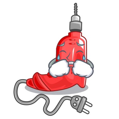 Elektrikli matkap maskotu ile izole ağlıyor