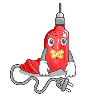 Çizgi film kutusunda sessiz elektrikli matkap