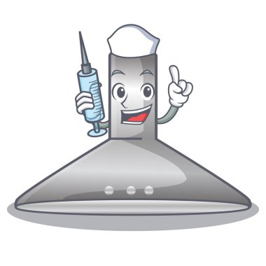 Hemşire kichen hood maskot şeklinde