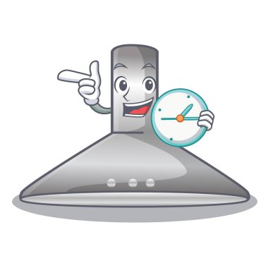 Saat kichen mahallede maskot şekli ile