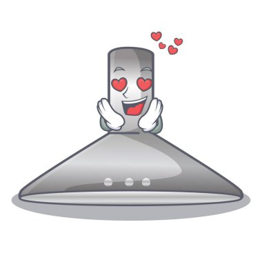 Çizgi film ile izole aşk mutfak mahallede