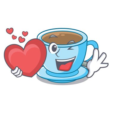 Karakter şekli ile kalp süt çay