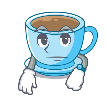 Süt çay maskotu ile izole bekliyor