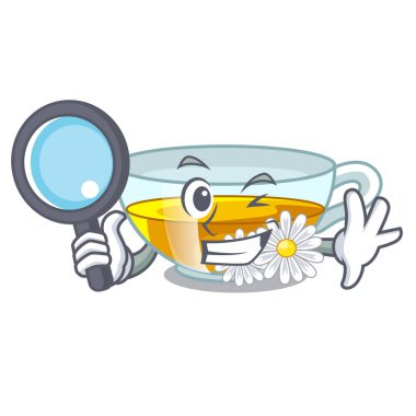 Dedektif papatya çayı karakter şişelerde