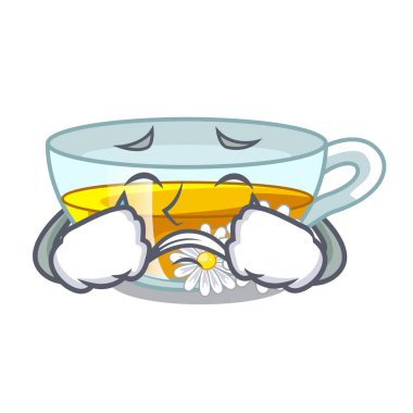 Papatya çayı karikatür şeklinde ağlıyor