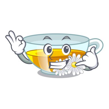 Beni izole papatya çayı ara maskotu ile