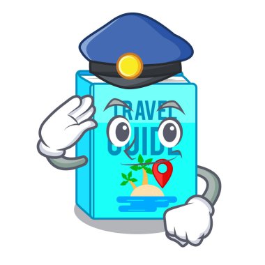 Polis Seyahat Rehberi şekil maskot