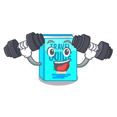 Fitness Seyahat Rehberi şekil maskot