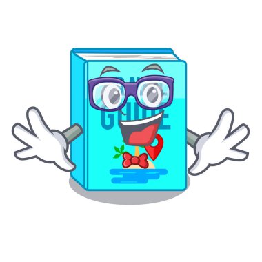 Karikatür izole geek Seyahat Rehberi