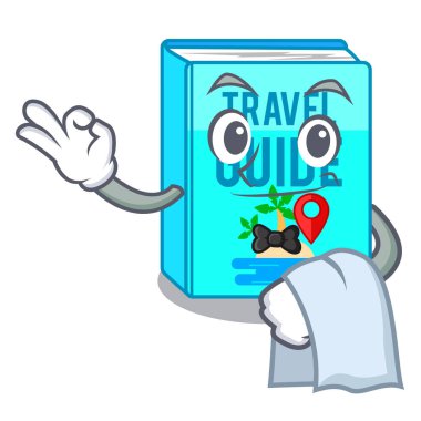 Raf karakter yerleştirilen garson Seyahat Rehberi