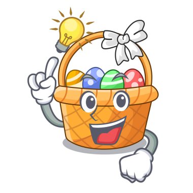 Ahşap çizgi film tablosunun yukarısındaki bir fikir Paskalya sepeti var