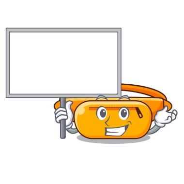 Çizgi film dolaba yerleştirilen kurulu bel çantası getirin