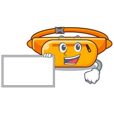 Yönetim Kurulu bel çantası ile karikatür dolapta yer