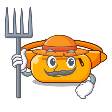 Çizgi film dolaba yerleştirilen çiftçi bel çantası