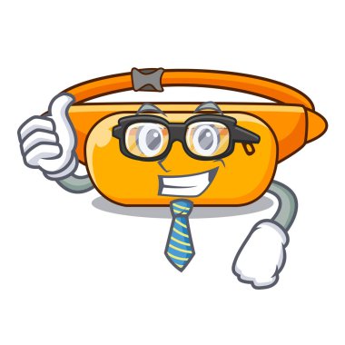 İşadamı bel çantası şekil Mascot