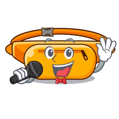 Şarkı bel çantası şekli komik karakterler