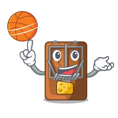 Basketbol fare kapanı içinde ile karakter şekli