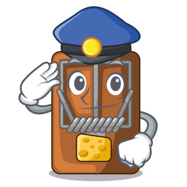 Polis içinde fare kapanı bir karakter şekli