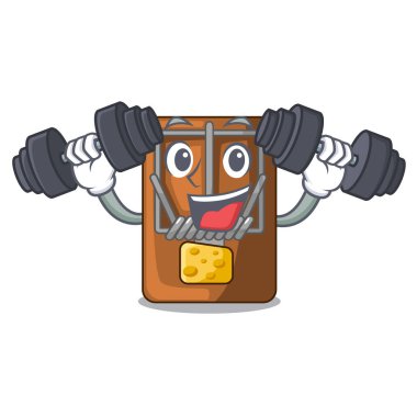 Fitness fare kapanı içinde bir karakter şekli